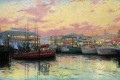 San Francisco Fishermans Wharf Thomas Kinkade